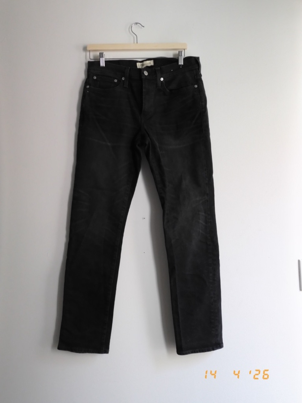Madewell Men’s Black Slim Jeans